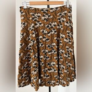 🌼 Effie’s Heart Lotus Blooms Skirt • XL • Retro Whimsy & Cottagecore Magic 🌼